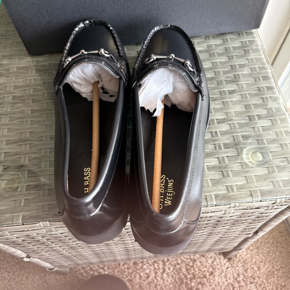 G.H.Bass Women’s Lianna Bit Lug Weejuns Loafers – Black, Size 9 & 8 New in Box - Picture 12 of 15